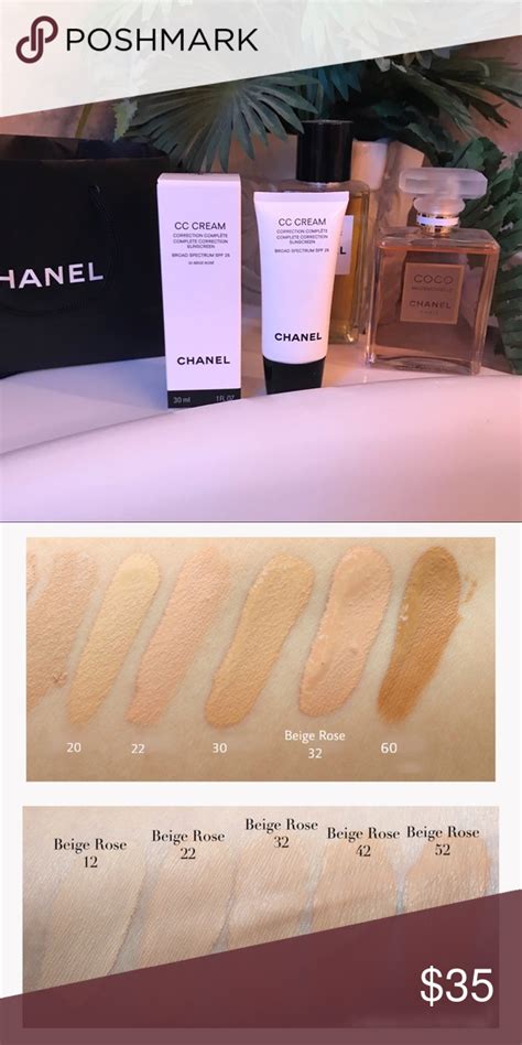 chanel cc cream foundation|chanel foundation 32 beige rose.